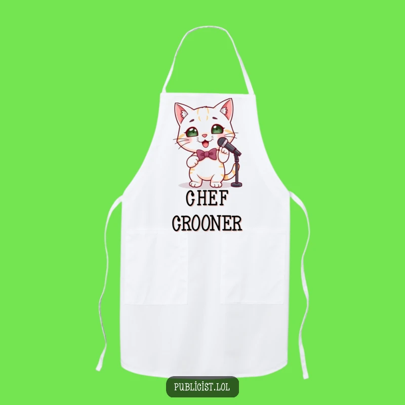 Funny Cat Performer Apron - Kitchen Star Cat Fun Gift