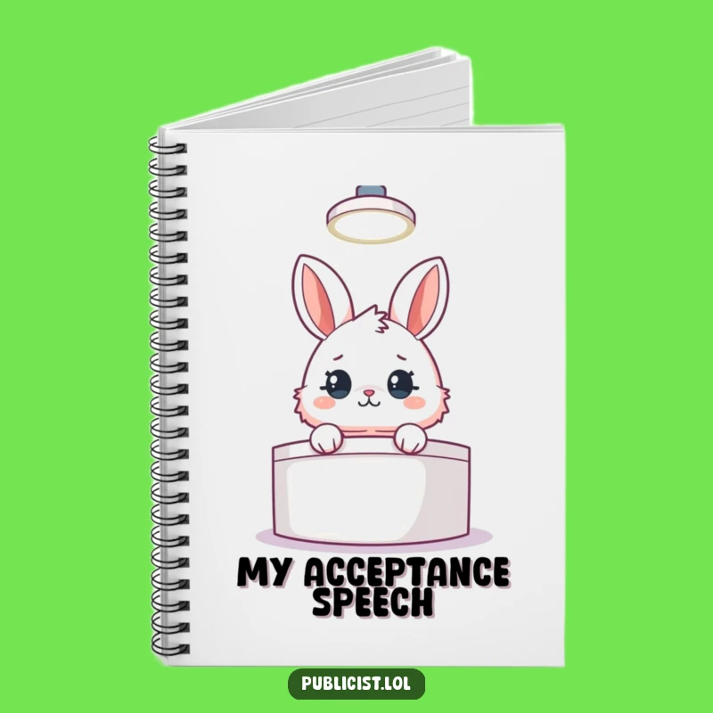 Funny Rabbit Campaign Notebook: Jot Down Ideas with This Hilarious Podium Jotter, Perfect Gift!