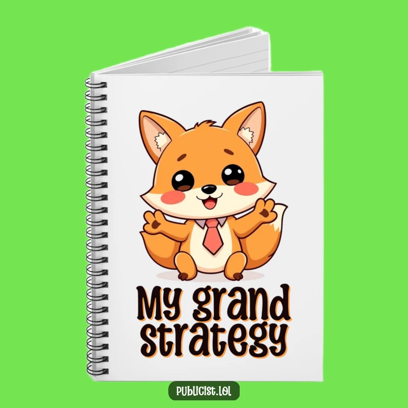 Funny Fox Meeting Notebook: Jot Down Ideas with This Hilarious Tying Fox, Perfect Gift!